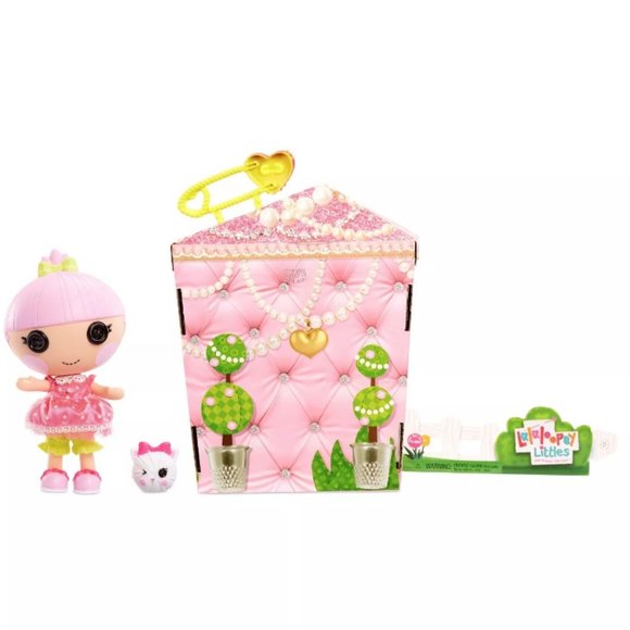 Lalaloopsy Trinket Sparkles Littles Doll 7" and Pet Kitten - Picture 7 of 8
